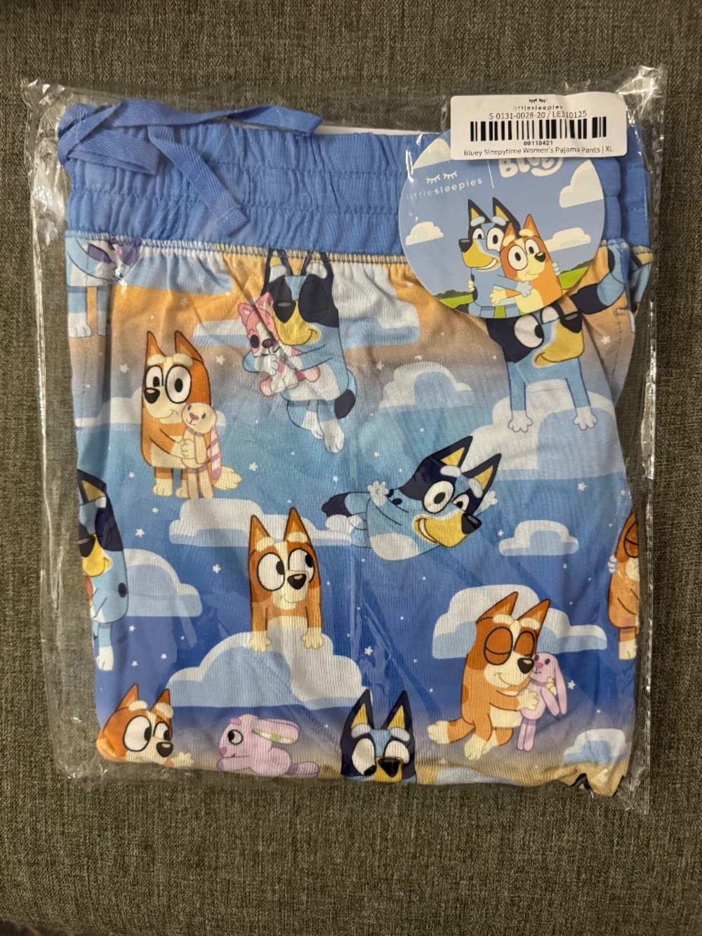 Little Sleepies NIB Bluey Sleepytime Women’s Pants XL